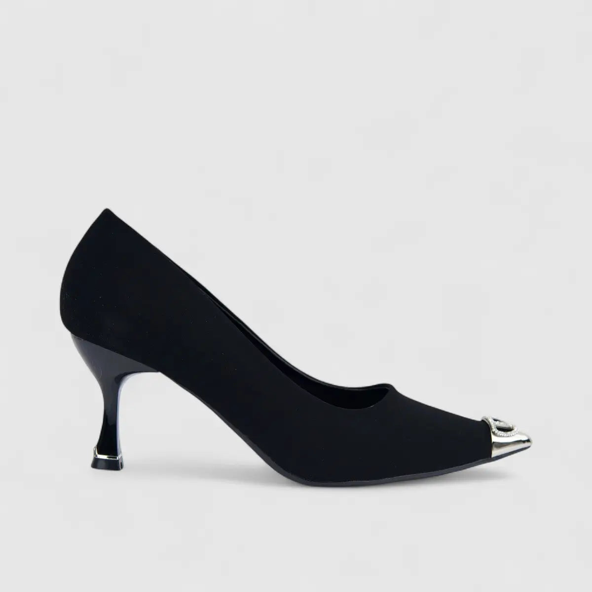 Bulbul Ladies Dress Court Shoe LU031 Black