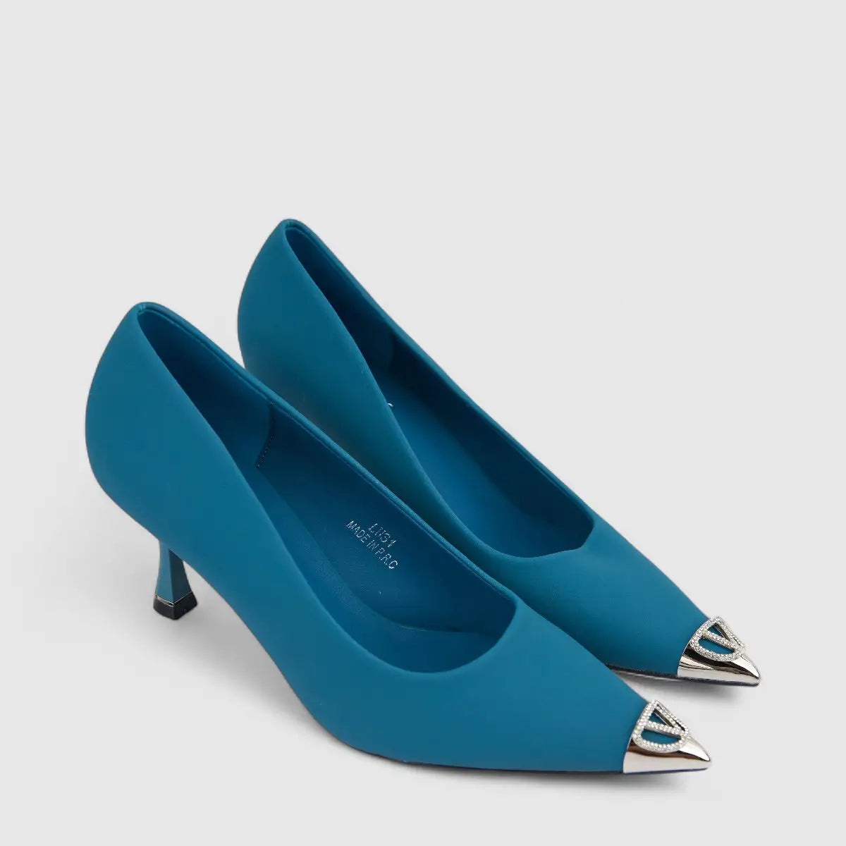 Bulbul Ladies Dress Court Shoe LU031 Blue
