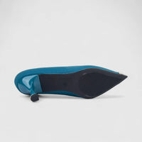 Bulbul Ladies Dress Court Shoe LU031 Blue