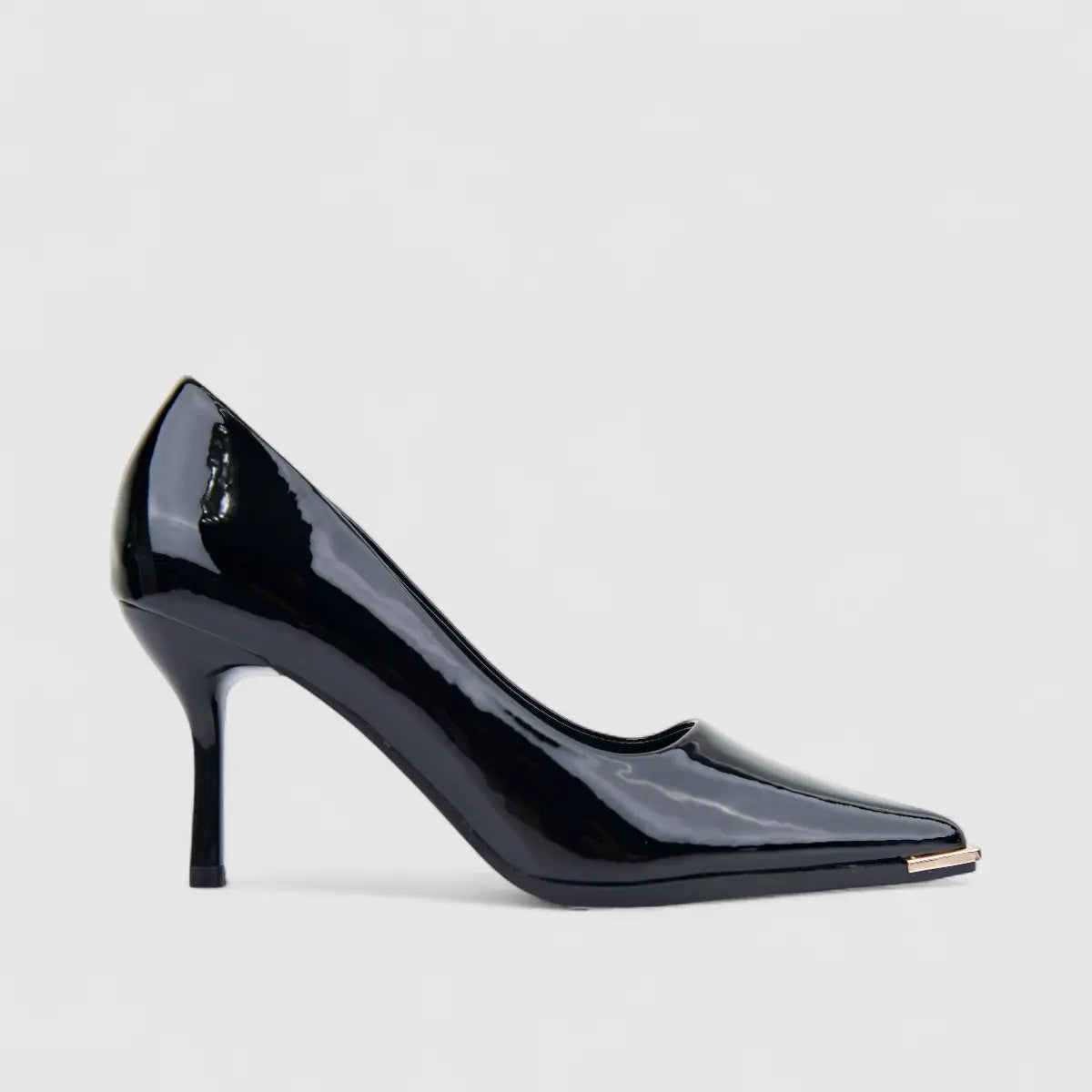 Bulbul Ladies Dress Court Shoe LU029 Black