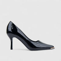 Bulbul Ladies Dress Court Shoe LU029 Black