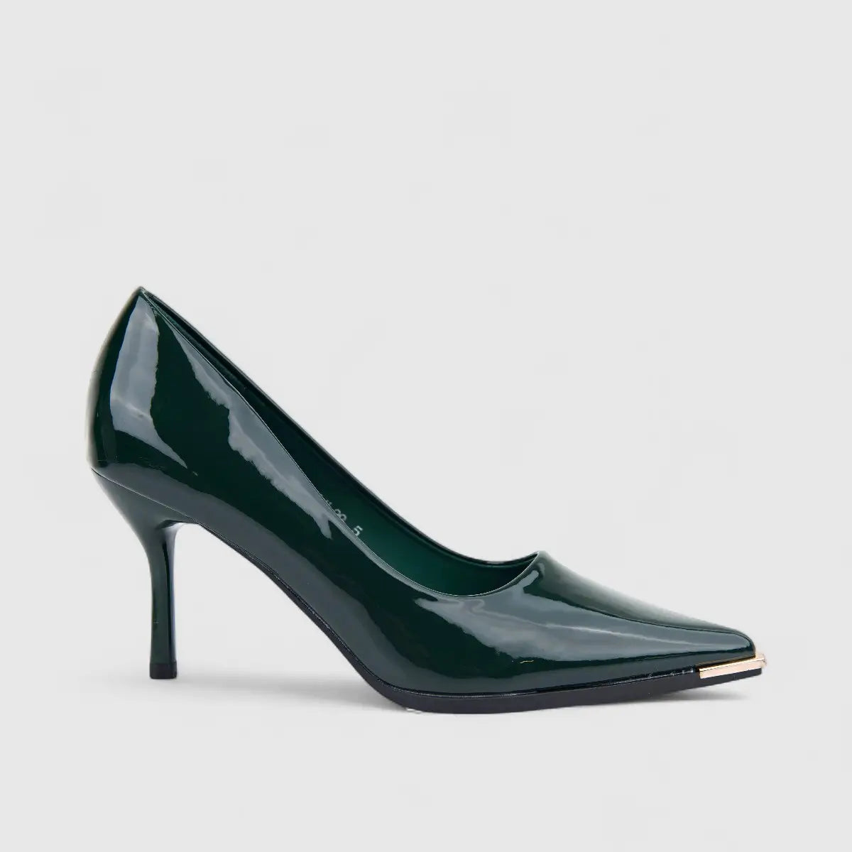 Bulbul Ladies Dress Court Shoe LU029 Green