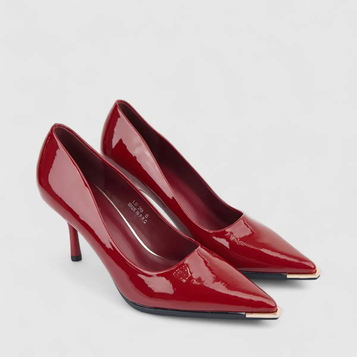 Bulbul Ladies Dress Court Shoe LU029 Maroon