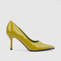Bulbul Ladies Dress Court Shoe LU029 Yellow