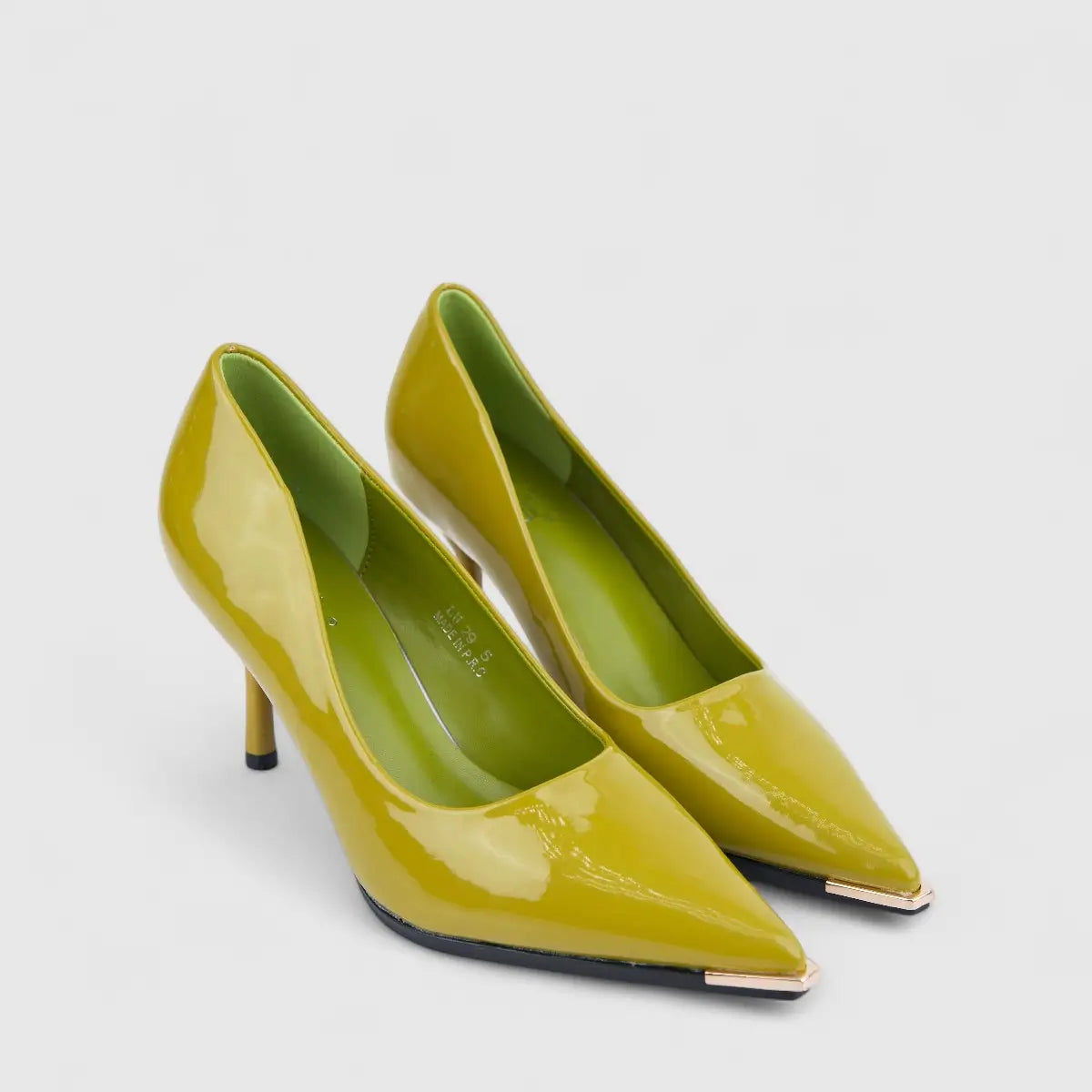 Bulbul Ladies Dress Court Shoe LU029 Yellow