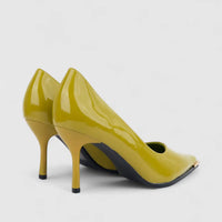Bulbul Ladies Dress Court Shoe LU029 Yellow