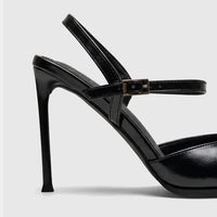 Bulbul Ladies Dress Slingback Court Black SCR-05