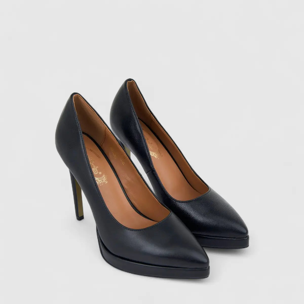 Bulbul Ladies Dress Stiletto Court Shoe Black CAR26-24