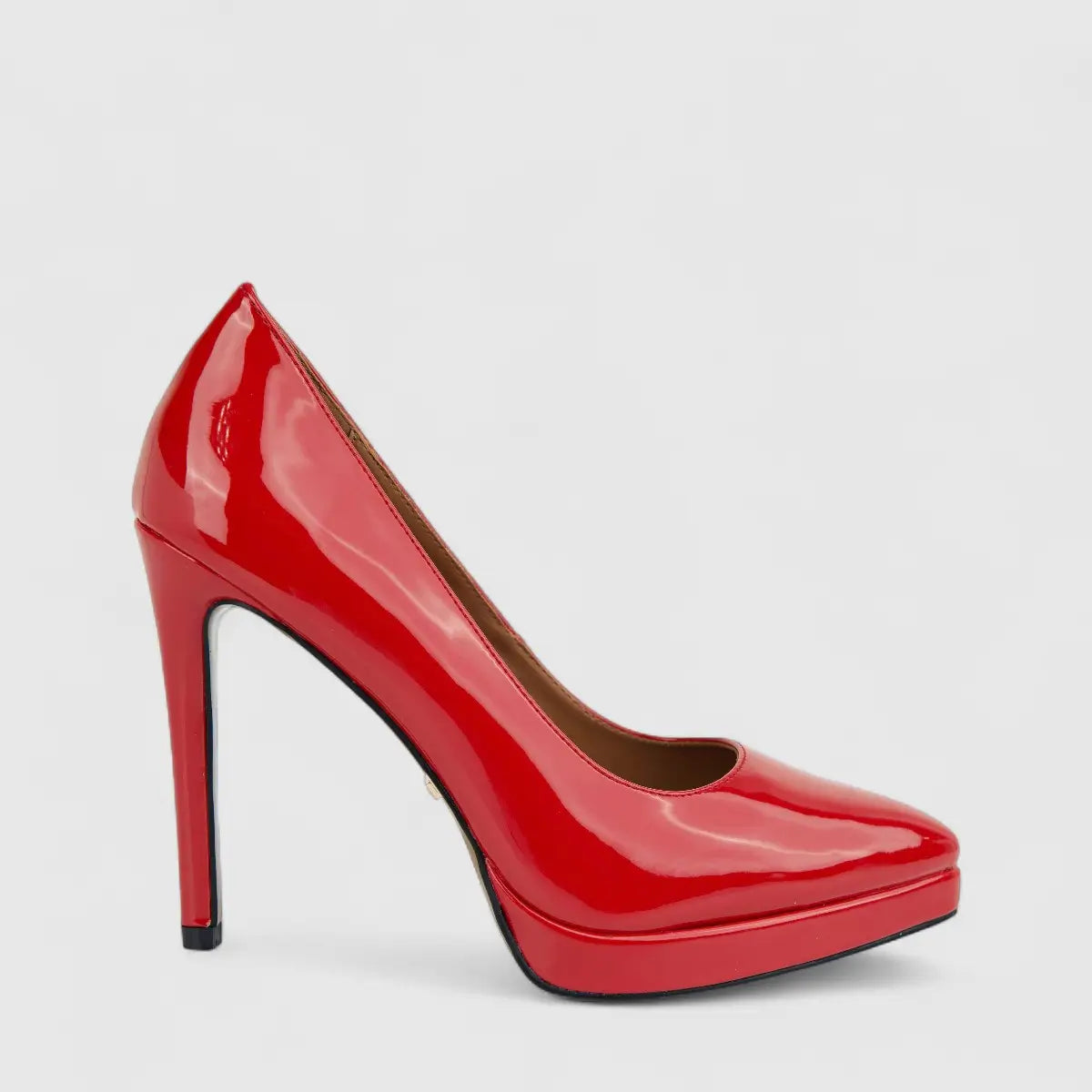 Bulbul Ladies Dress Stiletto Court Shoe Red CAR26-24