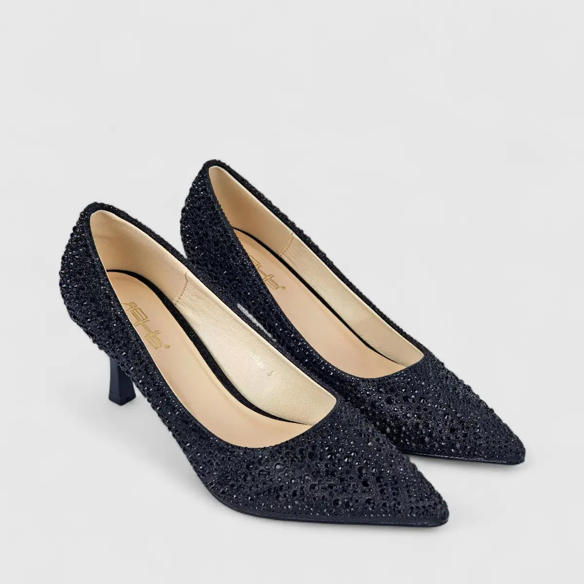 Bulbul Ladies Evening Court Shoe Black HAR087
