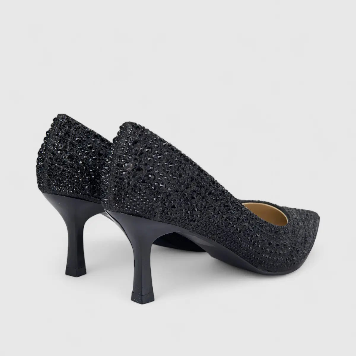 Bulbul Ladies Evening Court Shoe Black HAR087