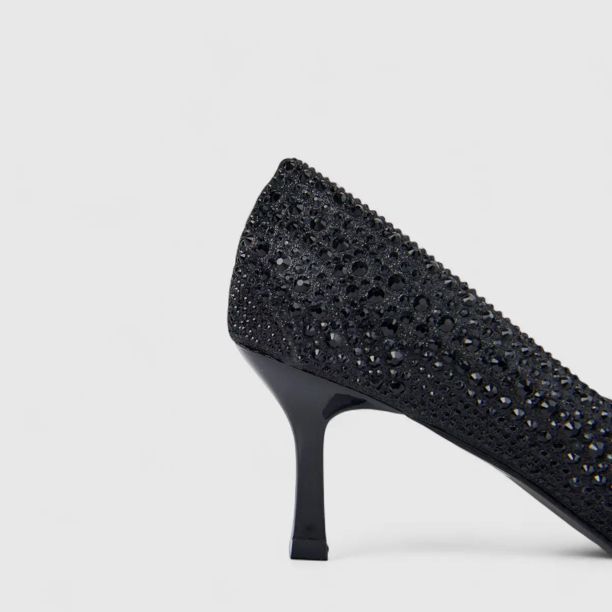 Bulbul Ladies Evening Court Shoe Black HAR087