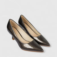 Bulbul Ladies Evening Court Shoe Pewter HAR083