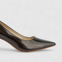 Bulbul Ladies Evening Court Shoe Pewter HAR083