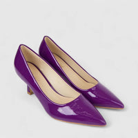 Bulbul Ladies Evening Court Shoe Purple HAR083