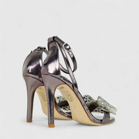 Bulbul Ladies Evening Heel Sandal LU019 Pewter