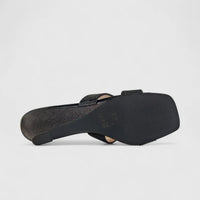 Bulbul Ladies Evening Wedge HAR038 Black