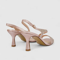 Bulbul Ladies Evening Slingback Sandal Rose gold HAR092