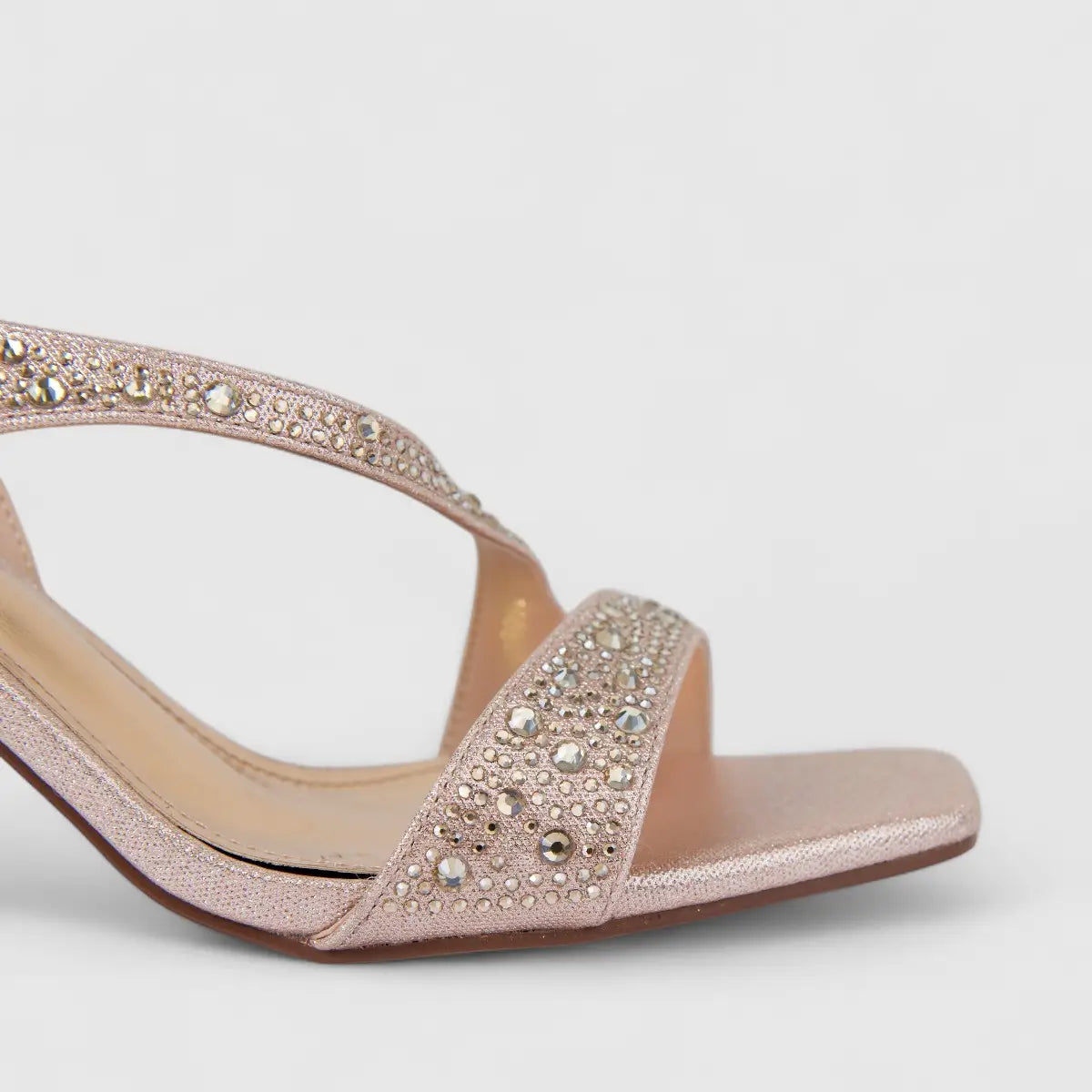 Bulbul Ladies Evening Slingback Sandal Rose gold HAR092