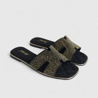 Bulbul Ladies Evening Slide Black HAR053