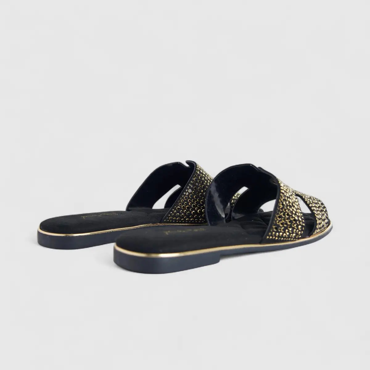 Bulbul Ladies Evening Slide Black HAR053