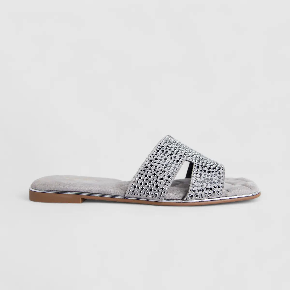 Bulbul Ladies Evening Slide Silver HAR053