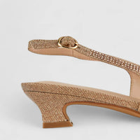 Bulbul Ladies Evening Sling Back HAR030 Champagne