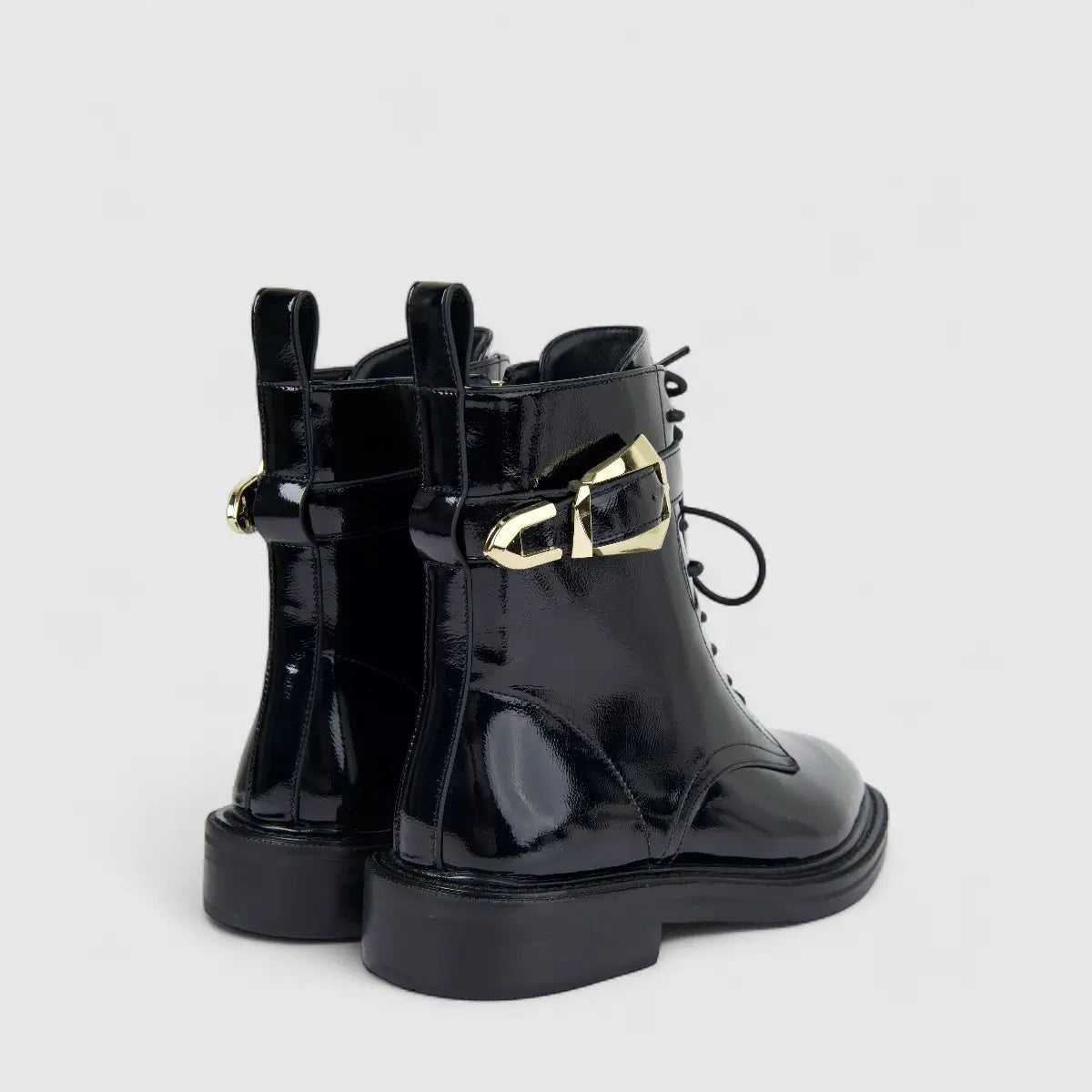 Bulbul Ladies Lace Up Ankle Boot Black CAR26-1
