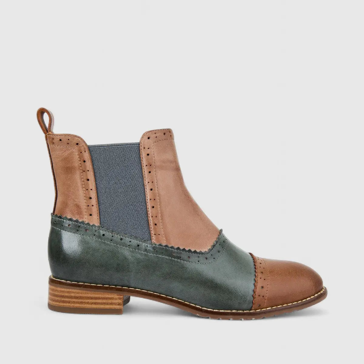 Bulbul Ladies Leather Chelsea Boot Multi LSF-09