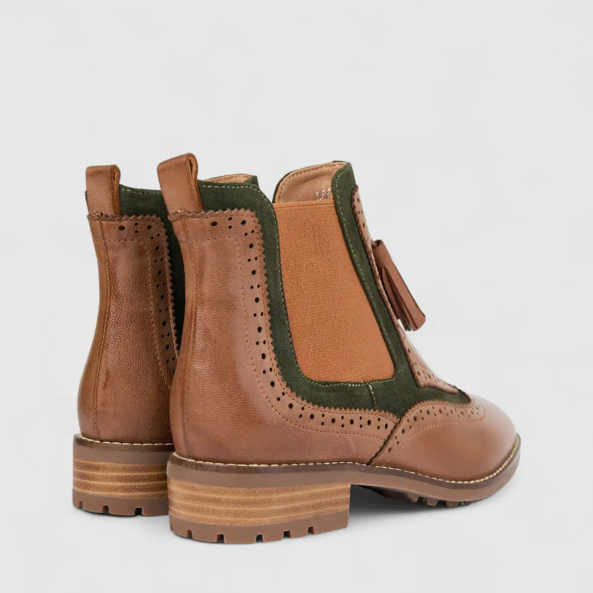 Bulbul Ladies Leather Chelsea Boot Multi LSF-08