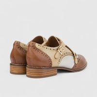 Bulbul Ladies Leather Double Monk Loafer Multi LSF-01