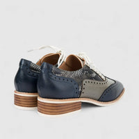 Bulbul Ladies Leather Lace Up Shoe Multi LSF-03