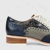 Bulbul Ladies Leather Lace Up Shoe Multi LSF-03