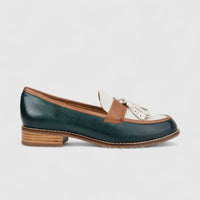Bulbul Ladies Leather Loafer With Tassel Multi LSF-05