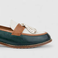Bulbul Ladies Leather Loafer With Tassel Multi LSF-05
