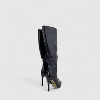 Bulbul Ladies Long Stiletto Heel Boot Black CAR26-14