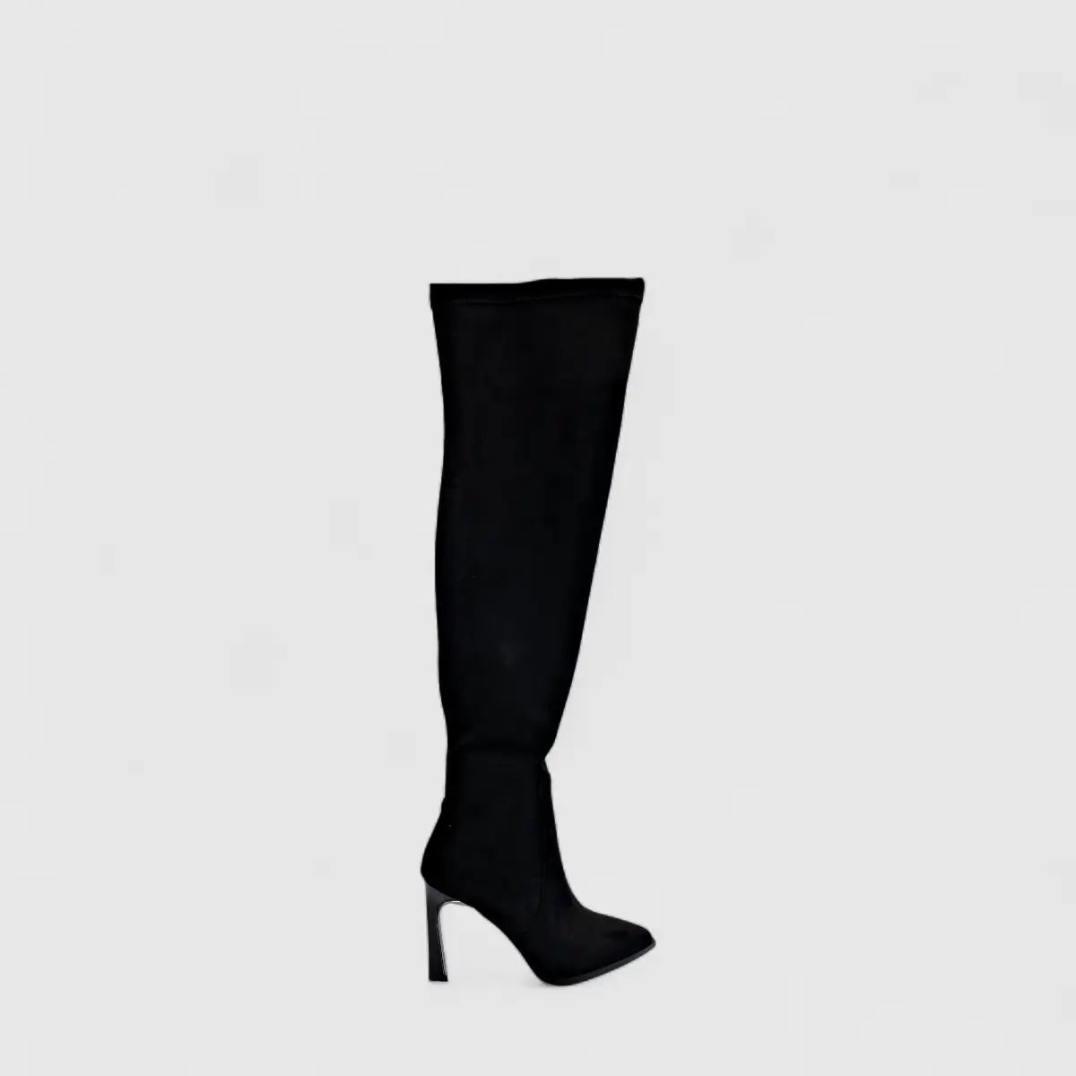 Bulbul Ladies Long Stiletto Heel Boot Black CAR26-17