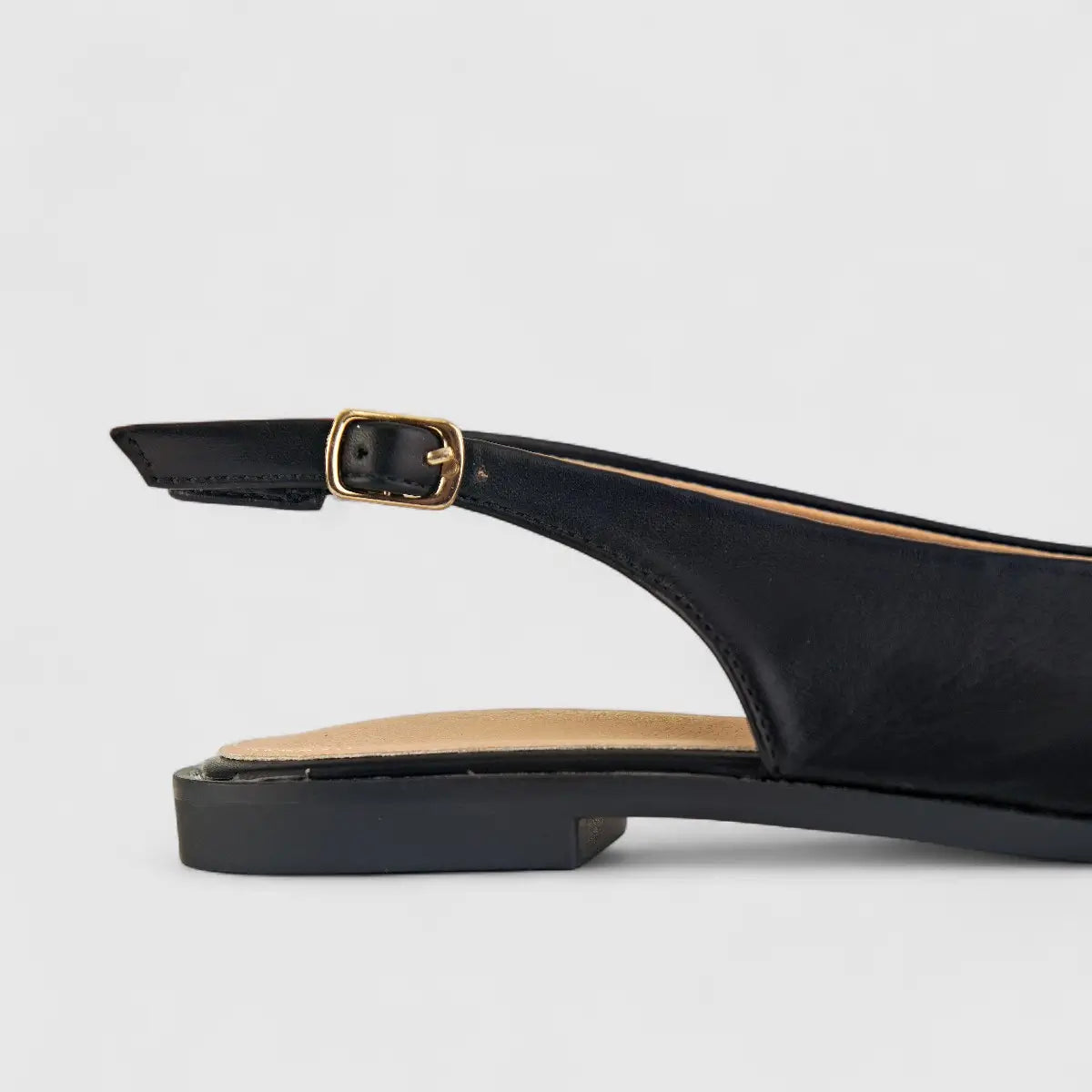 Bulbul Ladies Slingback Pump HAR026 Black/Pewter