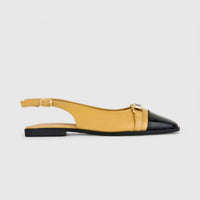 Bulbul Ladies Slingback Pump HAR026 Tan/Black