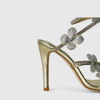 Bulbul Ladies Strappy Evening Heel Sandal LU022 Gold