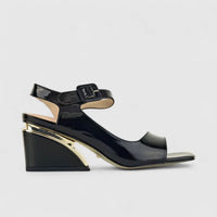 Bulbul Ladies Wedge CAR-016 Black