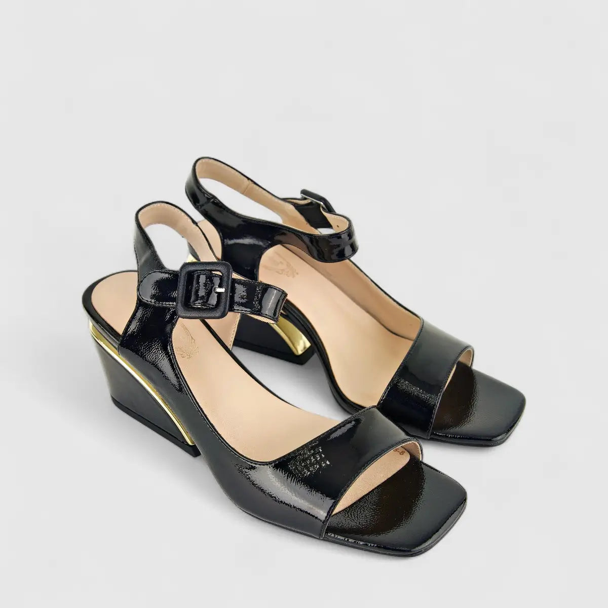 Bulbul Ladies Wedge CAR-016 Black