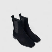Bulbul Ladies Leather Chelsea Boot Black LAR26-1
