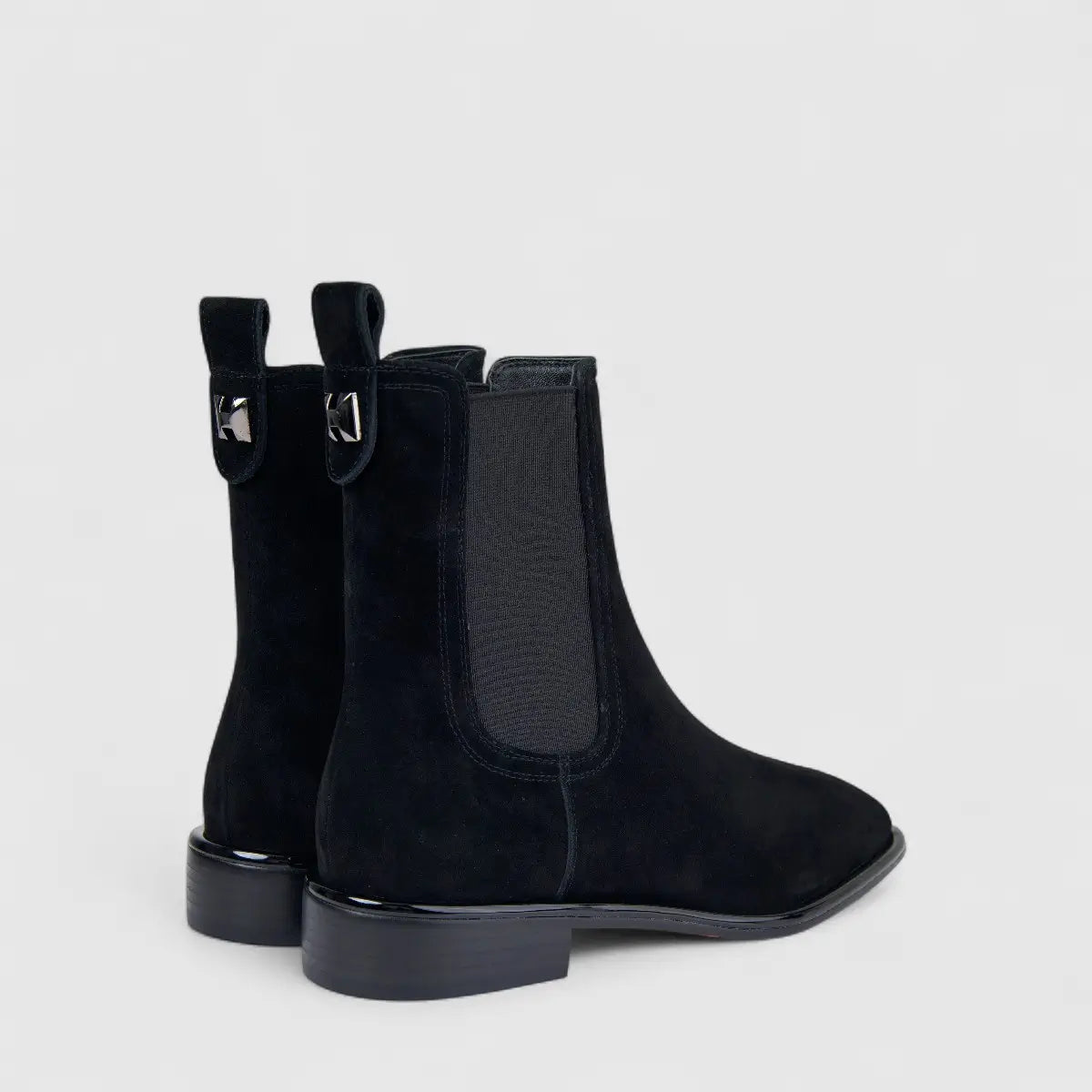 Bulbul Ladies Leather Chelsea Boot Black LAR26-1