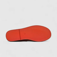 Bulbul Ladies Leather Mule LAR-02 Dark Red