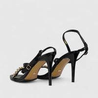 Bulbul Stiletto Heel Sandal Black CAR5019 Heels | familyshoecentre
