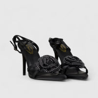 Bulbul Stiletto Heel Sandal Black CAR5030 Heels | familyshoecentre