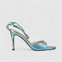 Bulbul Stiletto Heel Sandal Blue CAR5033 Heels | familyshoecentre