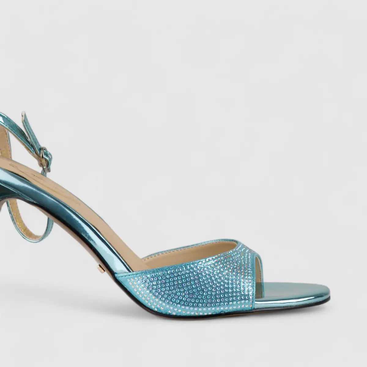 Bulbul Stiletto Heel Sandal Blue CAR5033 Heels | familyshoecentre