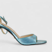 Bulbul Stiletto Heel Sandal Blue CAR5033 Heels | familyshoecentre